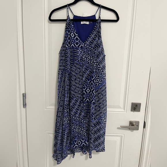 NWT - Calvin Klein Women’s Flared Slip Dress - Size 14 - Picture 1 of 10